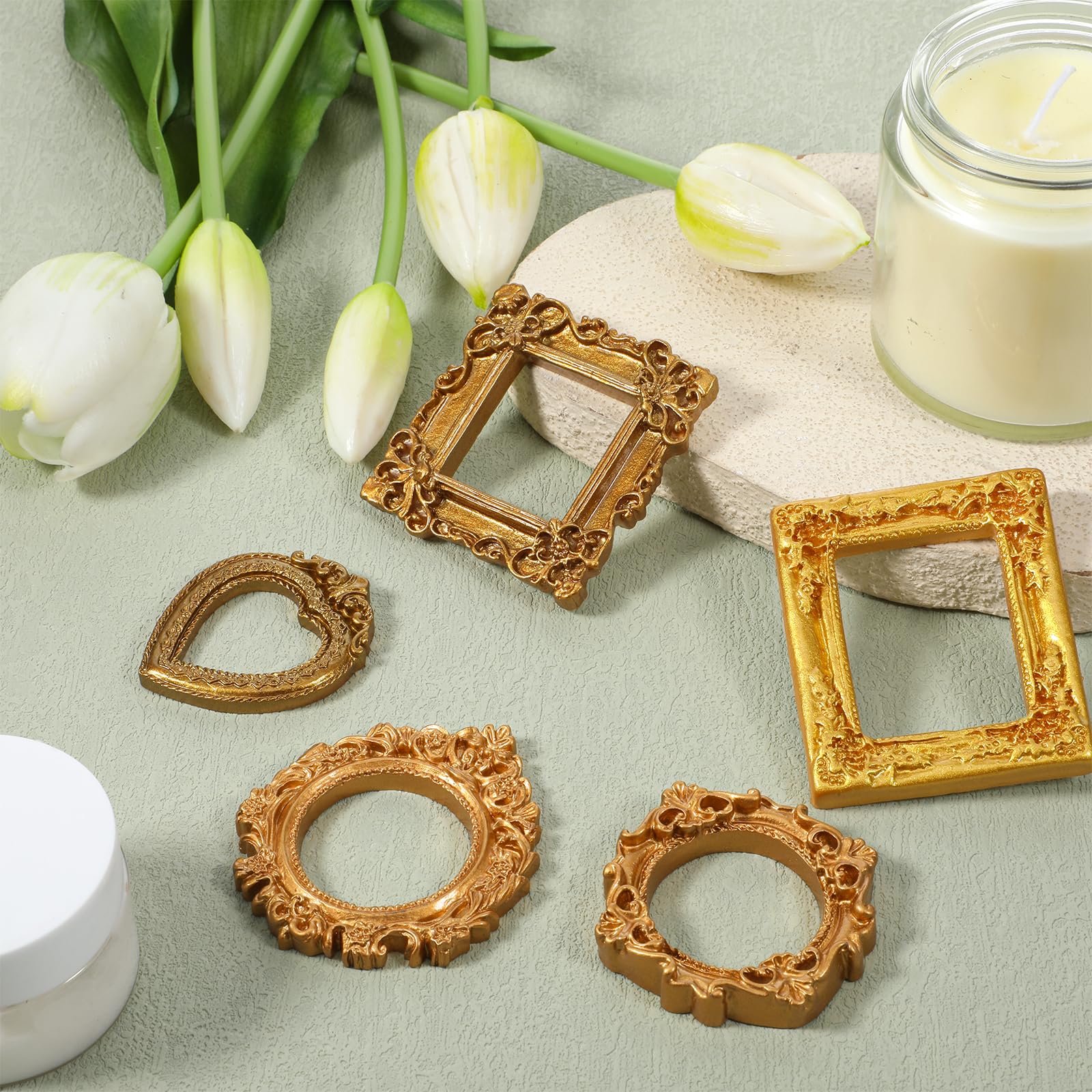 Amazon.com - Ajcotahm 10 PCS Mini Picture Frames, Vintage Mini